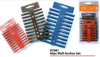 Picture of 40pc Raw Plugs - Wall Anchor Set