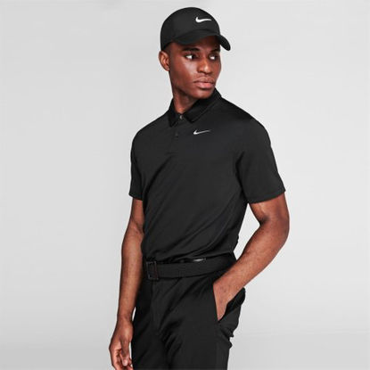 Picture of Nike Essential Golf Polo Shirt Mens Black 241134 Xl 361075, Black
