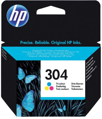 Picture of HP 304 Original Ink Cartridge N9K05AE Cyan, Magenta, Yellow