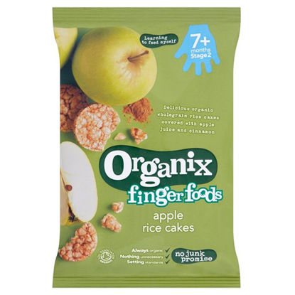 Picture of Organix Finger Foods Apple Rice Cakes Stage 2