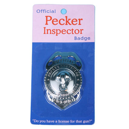 Picture of Official Pecker Inspector Badge