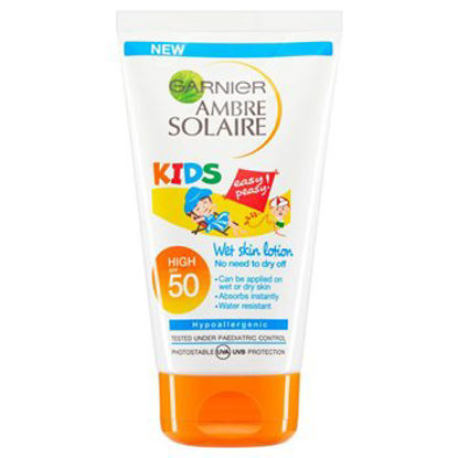 Picture of Garnier Ambre Solaire Kids Easy Peasy Wet Skin Lotion SPF50