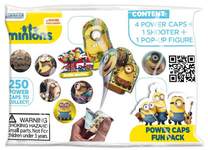 Picture of Minion Power Caps Fun Pack - 4 Power Caps + 1 Shooter + 1 Pop Up Figure