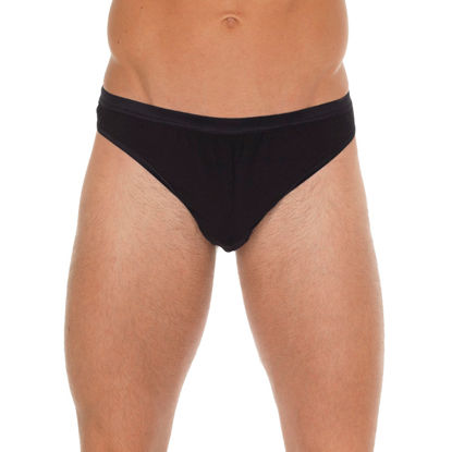 Picture of Mens Black Cotton GString