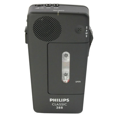 Picture of Philips Black Pocket Memo Voice Activated Dictation Recorder LFH0388