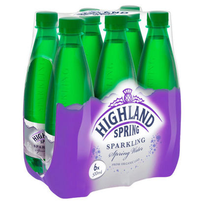 Picture of Highland Spring Sparkling Spring Water 6 x 500ml