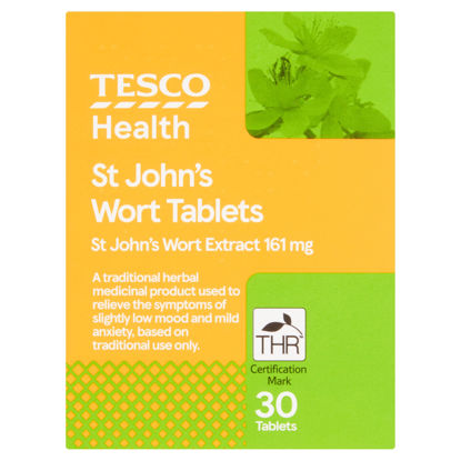 Picture of Tesco St Johns Wort 30S
