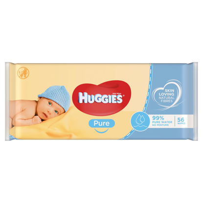 Picture of Huggies Pure Baby Wipes 56