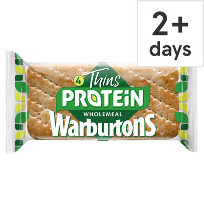 Picture of Warburtons 4 Thins Wholemeal
