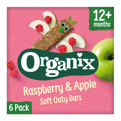 Picture of Organix Goodies Cereal Bar Raspberry And Apple Stage 4
