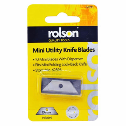 Picture of ROLSON UTILITY MINI KNIFE BLADES 10PCE