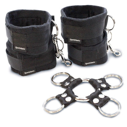 Picture of SportSheets 5 Piece Hog Tie And Cuff Set