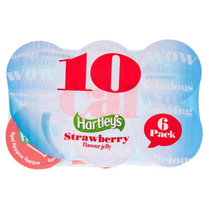 Picture of Hartley's Strawberry Flavour Jelly 6 x 175g