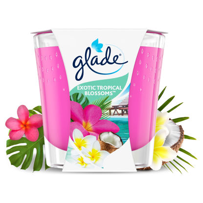Picture of Glade Candle Tropical Blossoms Air Freshener 129G