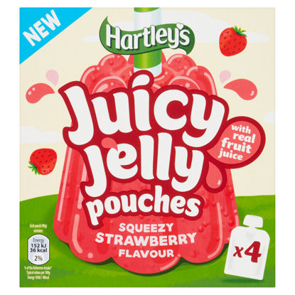 Picture of Hartleys Juicy Jelly Strawberry Multipack 360G