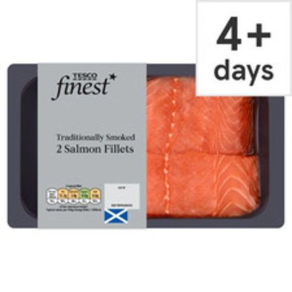 Picture of Tesco Finest Smoked Salmon Fillets 240G