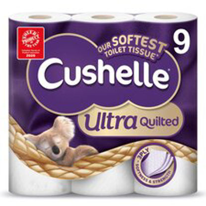Picture of Cushelle Ultra Quilted 3 Ply 9 Rolls