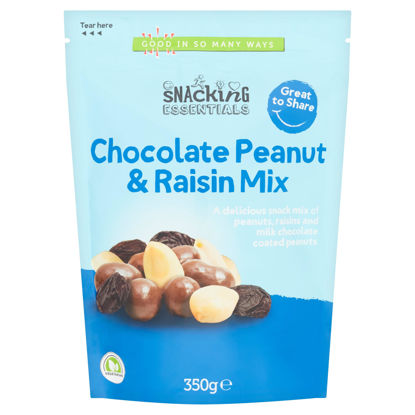 Picture of Snacking Essentials Chocolate Peanut & Raisin Mix 350g