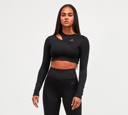 Picture of Womens Hyperglam Training Long Sleeve Crop Top