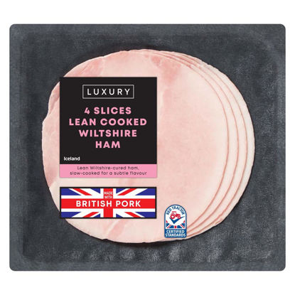 Picture of Iceland Luxury Lean Cooked Wiltshire Ham 100g
