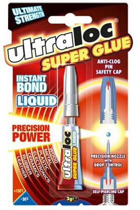 Picture of Ultraloc Super Glue Instant Bond Liquid - 3 Grams