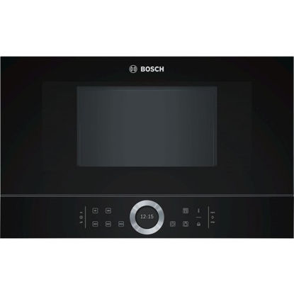 Picture of Bosch Bfl634gb1b Built In Microwave Oven In Black 900w 21 Litre