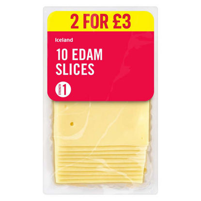 Picture of Iceland 10 Edam Slices 250g