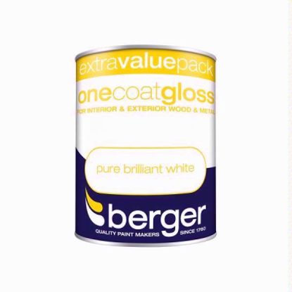 Picture of BERGER ONE COAT GLOSS 1.25 LITRE(SPECIAL)