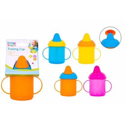 Picture of FIRST STEPS 260ML TRAINING CUP ASSORTED COLOURS