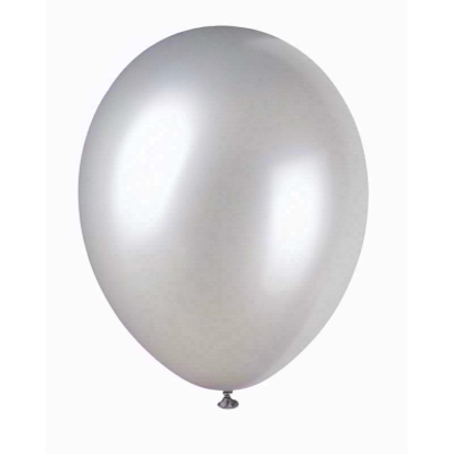 Picture of Metallic Silver Balloons