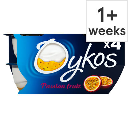Picture of Danone Oykos Passion Fruit Greek Style Yogurt 4X110g