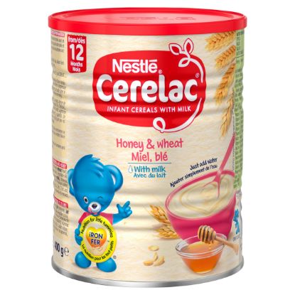 Picture of Nestle Cerelac Honey & Wheat Baby Food 12Mths 400G