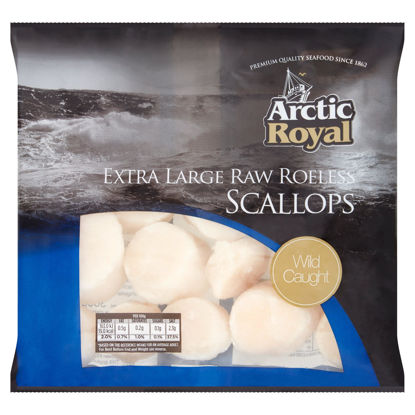 Picture of Arctic Royal Extra Large Raw Roeless Scallops 300g
