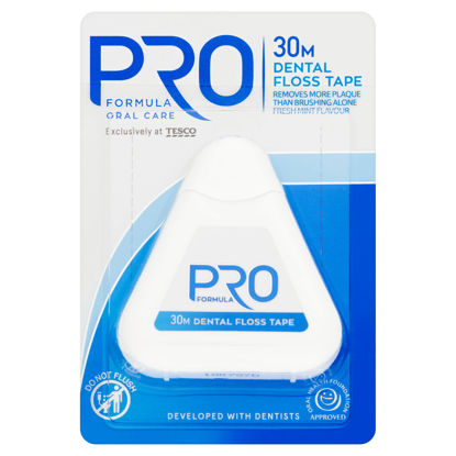 Picture of Tesco Pro Formula Dental Floss Tape 30M