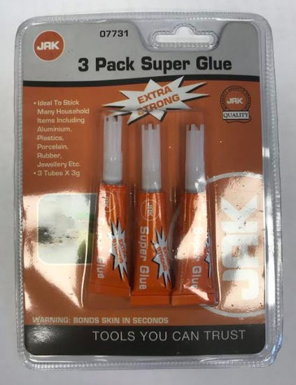 Picture of JAK Super Glue - 3 Grams - Pack of 3