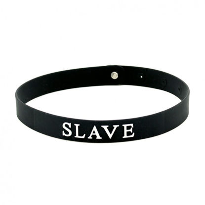 Picture of Black Silicone Slave Collar