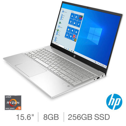 Picture of HP Pavilion, AMD Ryzen 5, 8GB RAM, 256GB SSD, 15.6 Inch Laptop, 15-eh0009na