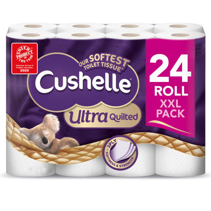 Picture of Cushelle Ultra Quilted Toilet Tissue 24 Rolls