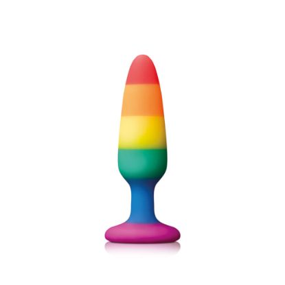 Picture of Pride Pleasure Plug Rainbow Small