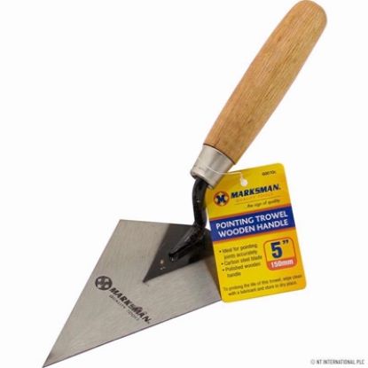 Picture of Marksman Pointing Trowel With Wooden Handle 5&Quot;