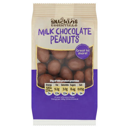 Picture of Snacking Essentials Milk Chocolate Peanuts 150g