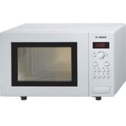 Picture of Bosch Hmt75m421b Compact Microwave Oven In White 800w 17l Electronic