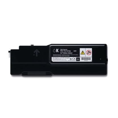 Picture of Dell Black Toner Cartridge High Capacity (For use with Dell C2660dn and C2665dnf printers) 593-BBBQ