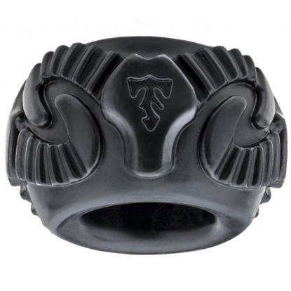 Picture of Perfect Fit Tribal Son Ram Ring Black