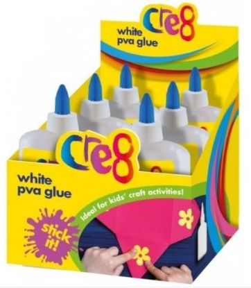 Picture of Cre8 Stick It Washable Children Arts & Crafts PVA Glue - White - 250ml 