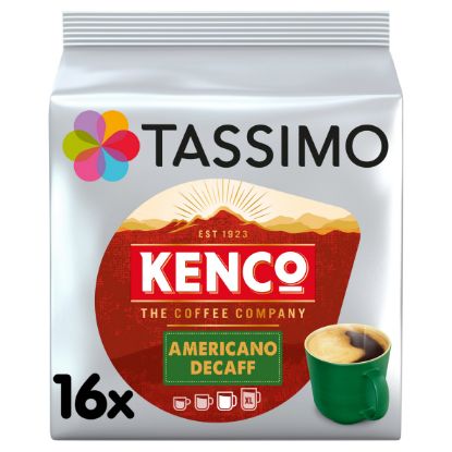 Picture of Tassimo Kenco Decaffeinated Coffee Pods (Pack of 16) 4041303