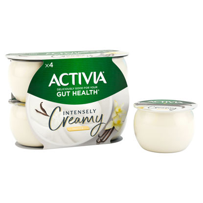 Picture of Activia Intensely Creamy Vanilla 4X110g