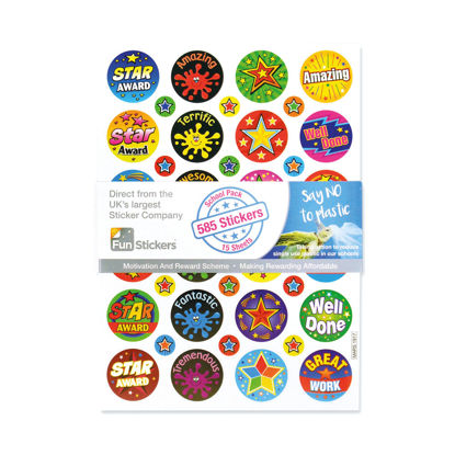 Picture of Fun Stickers 585 Achievement Stickers A5 (Pack of 15) Mars 1917