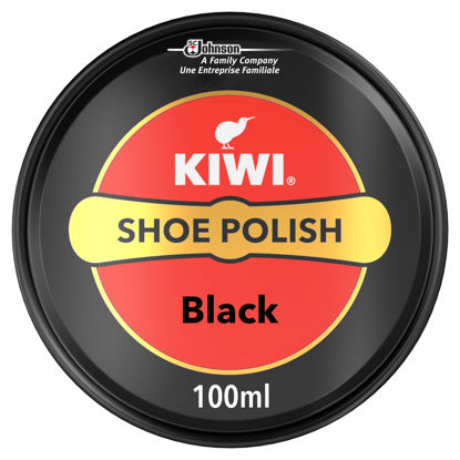 Picture of Kiwi Leather Shoe Polish Black 100Ml
