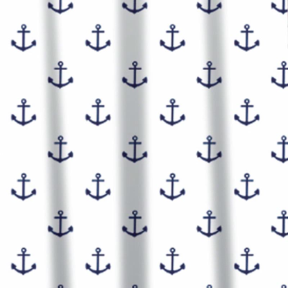 Picture of Sabichi Anchor PEVA Shower Curtain